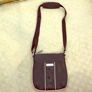Leather Calvin Klein Crossbody Bag